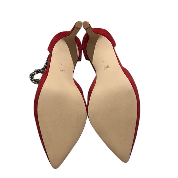 NWOT BCBGeneration Heels with Gold Chain Detail - Picture 6 of 12